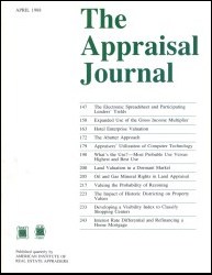 The Appraisal Journal, April 1988